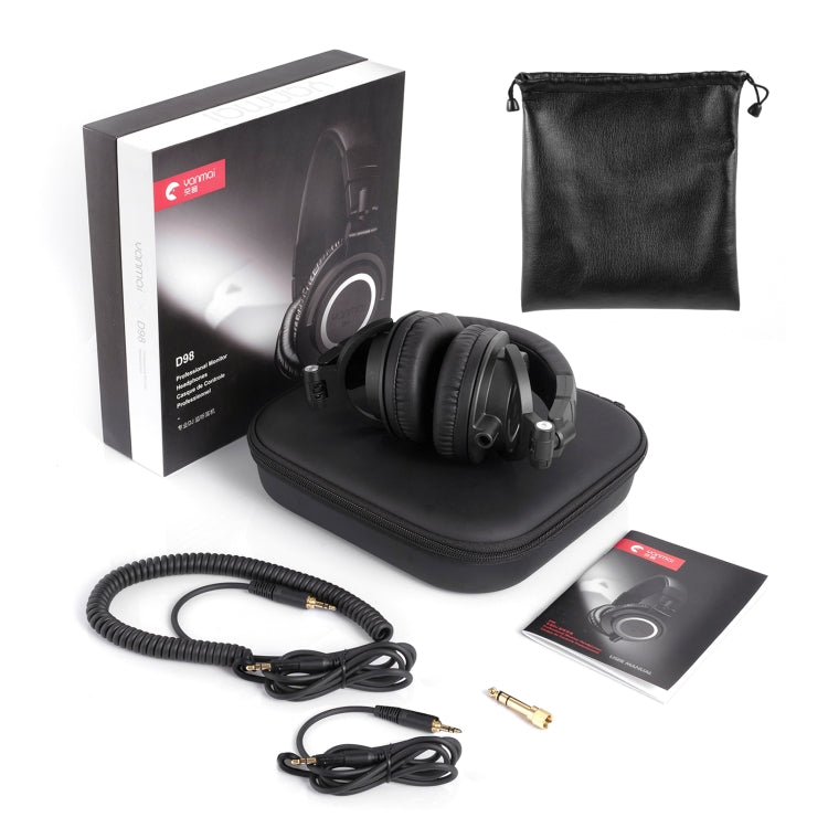 Yanmai D98 Professional Recording Monitor Headphone, D98(Black), D98(Silver Grey) – Durable Build, Easy to Use