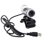 A859 480 Pixels HD 360 Degree WebCam USB 2.0 PC Camera with Sound Absorption Microphone for Computer PC Laptop, Cable Length: 1.4m – Durable Build, Easy to Use