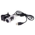 A859 480 Pixels HD 360 Degree WebCam USB 2.0 PC Camera with Sound Absorption Microphone for Computer PC Laptop, Cable Length: 1.4m – Durable Build, Easy to Use
