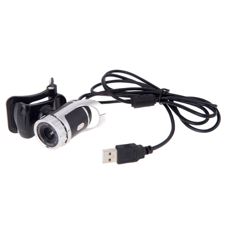 A859 480 Pixels HD 360 Degree WebCam USB 2.0 PC Camera with Sound Absorption Microphone for Computer PC Laptop, Cable Length: 1.4m – Durable Build, Easy to Use