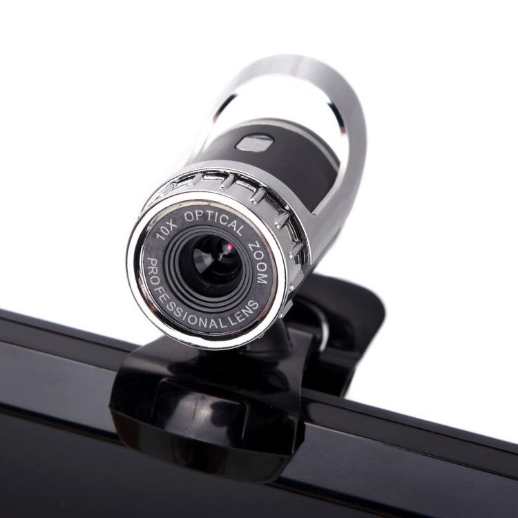 A859 480 Pixels HD 360 Degree WebCam USB 2.0 PC Camera with Sound Absorption Microphone for Computer PC Laptop, Cable Length: 1.4m – Durable Build, Easy to Use