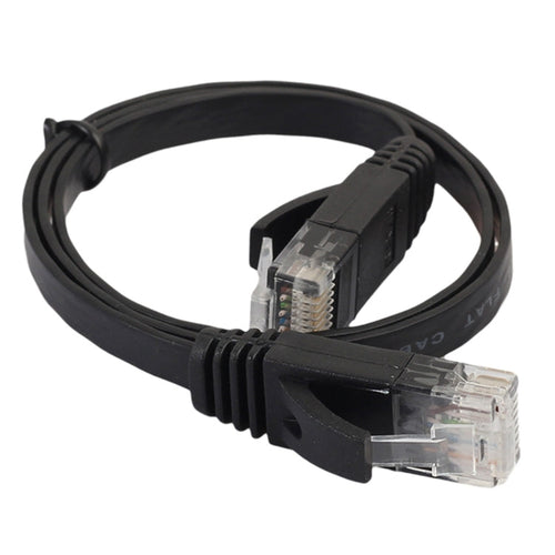 0.5m CAT6 Ultra-thin Flat Ethernet Network LAN Cable, Patch Lead RJ45, Length: 0.5m – Ultra-thin