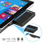 ROCKETEK RT-SGO727 USB 3.0 + USB 2.0 + Micro USB Interface Hub for Microsoft Surface Go, with 2 TF Card & SD Card Slots, RT-SGO727 – Card Slot