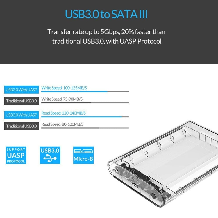 ORICO 3139U3 3.5 inch SATA HDD USB 3.0 Micro B External Hard Drive Enclosure Storage Case, USB 3.0 (3.5 inch) – Durable Build, Easy to Use