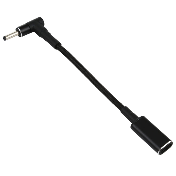 PD 100W 18.5-20V 3.0 x 1.0mm Elbow to USB-C / Type-C Adapter Nylon Braid Cable, 3.0 x 1.0mm – TPU