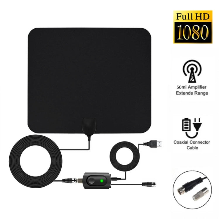 AN-1002 5dBi/25dBi Indoor HDTV Antenna with Sucker, VHF170-230/UHF470-862MHz, AN-1002 AN-1002