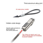 Universal USB Interface Laptop Security Lock, USB Interface – Durable Build, Easy to Use