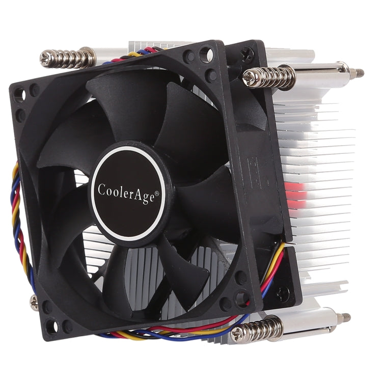 4Pin CPU Cooler Mute Silent Fan Heat Sink for Intel 1155 / 1151 / i3 / i5, Intel 1155 / 1151 / i3 / i5 – Durable Build, Easy to Use Intel 1155 1151 i3 i5