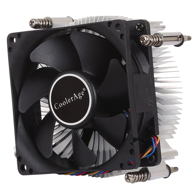 4Pin CPU Cooler Mute Silent Fan Thickened Aluminum Heat Sink for Intel 1155 / 1150 / 1151, Intel 1155 / 1150 / 1151 – Durable Build, Easy to Use
