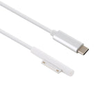 Surface Pro 7 / 6 / 5 to USB-C / Type-C Male Interfaces Power Adapter Charger Cable for Microsoft Surface Pro 7 / 6 / 5 / 4 / 3 / Microsoft Surface Go, Type-C to Microsoft Surface – TPU