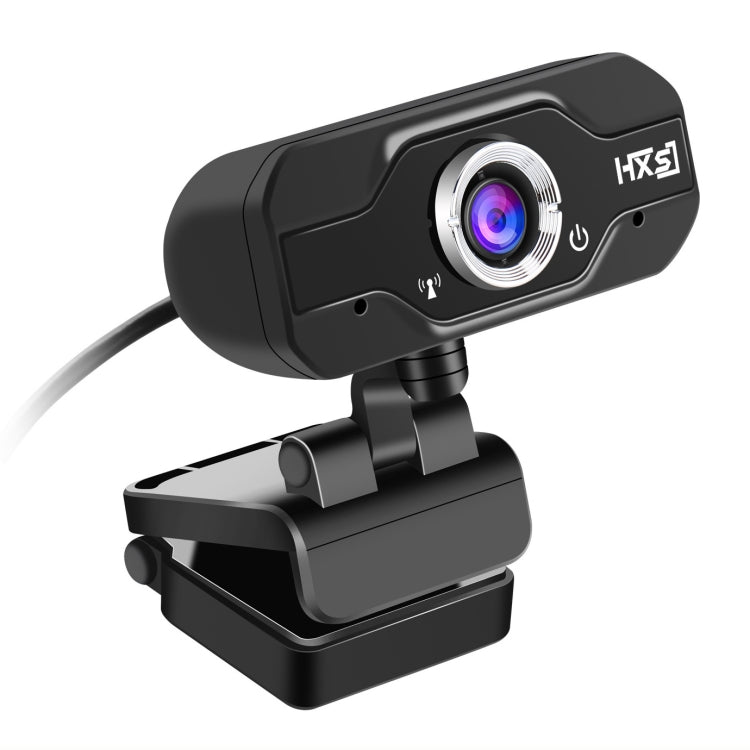 HXSJ S50 30fps 100 Megapixel 720P HD Webcam for Desktop / Laptop / Smart TV, with 10m Sound Absorbing Microphone, Cable Length: 1.4m, S50 – Durable Build, Easy to Use S50