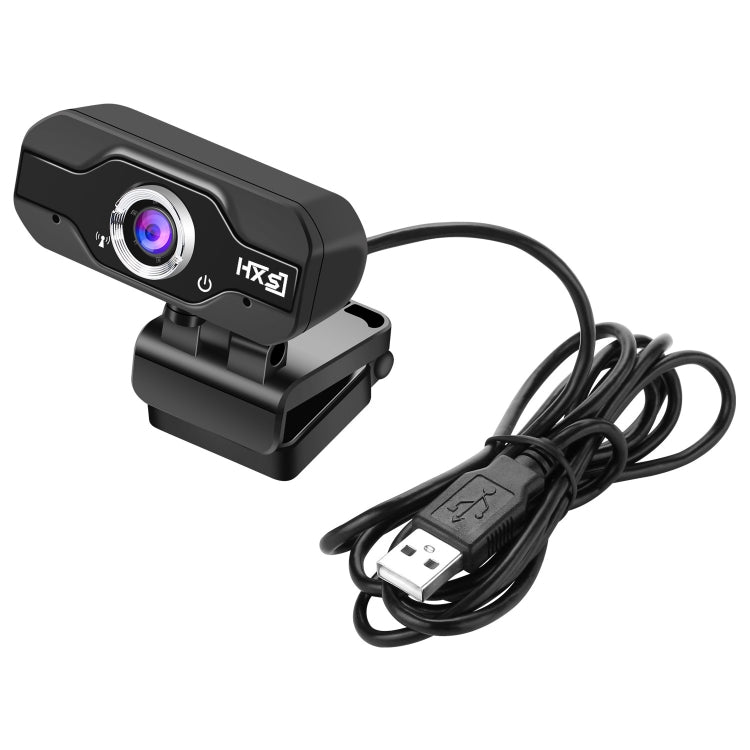 HXSJ S50 30fps 100 Megapixel 720P HD Webcam for Desktop / Laptop / Smart TV, with 10m Sound Absorbing Microphone, Cable Length: 1.4m, S50 – Durable Build, Easy to Use