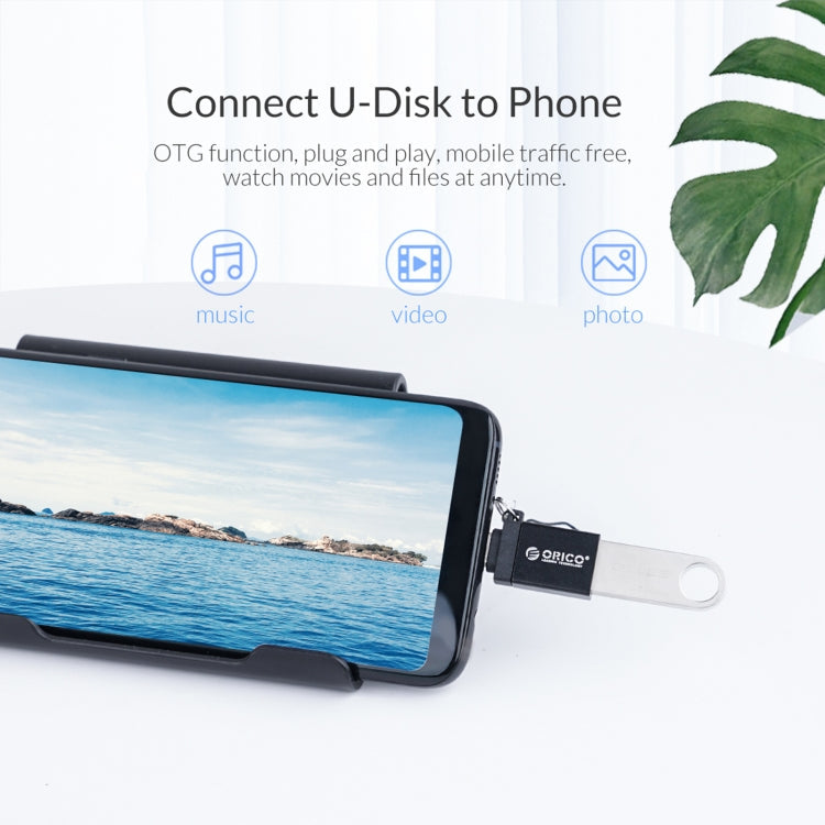 ORICO CBT-UT01-BK-BP Type-C to USB 3.0 Adapter – Lanyard, Aluminum Alloy