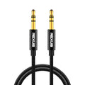 REXLIS 3629 3.5mm Male to Male Car Stereo Gold-plated Jack AUX Audio Cable for 3.5mm AUX Standard Digital Devices, Length: 1.8m, Length: 1.8m – Aluminum Alloy, 4K Length: 1.8m