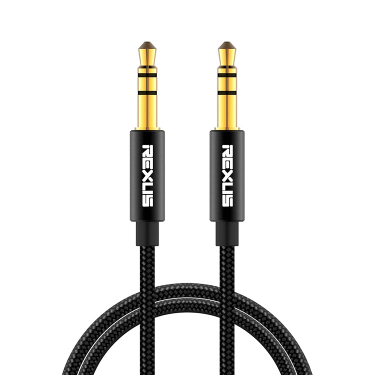 REXLIS 3629 3.5mm Male to Male Car Stereo Gold-plated Jack AUX Audio Cable for 3.5mm AUX Standard Digital Devices, Length: 1.8m, Length: 1.8m – Aluminum Alloy, 4K Length: 1.8m