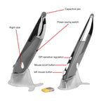 PR-06 4-keys Smart Wireless Optical Mouse with Stylus Pen Function, Grey, Blue, Red – Durable Build, Easy to Use