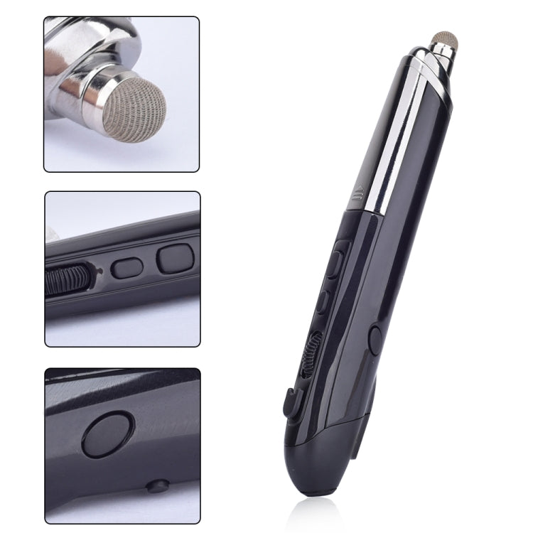 PR-08 6-keys Smart Wireless Optical Mouse with Stylus Pen & Laser Function, Laser Function Blue, Laser Function Red, Laser Function White, Laser Function Black, Laser Function Grey – Durable Build, Easy to Use