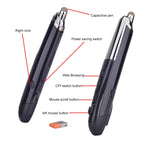 PR-08 6-keys Smart Wireless Optical Mouse with Stylus Pen & Laser Function, Laser Function Blue, Laser Function Red, Laser Function White, Laser Function Black, Laser Function Grey – Durable Build, Easy to Use