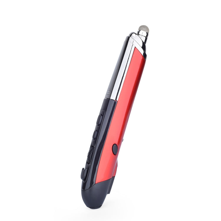 PR-08 6-keys Smart Wireless Optical Mouse with Stylus Pen & Laser Function, Laser Function Blue, Laser Function Red, Laser Function White, Laser Function Black, Laser Function Grey – Durable Build, Easy to Use Laser Function Red Red