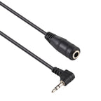 2.5mm Right Angle Male Plug to 3.5mm Female Jack Stereo AUX Audio DC Power Adapter Converter Cable, Length: 14cm – Durable Build, Easy to Use