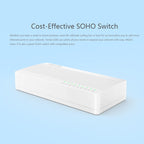 Tenda S108 8 Ports 10 / 100Mbps Fast Ethernet Network Switch LAN HUB, Tenda SG108 8 Ports White – Durable Build, Easy to Use