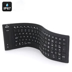 JA-11 108-keys Foldable Silicone Bluetooth Keyboard – Waterproof, Bluetooth Default Title
