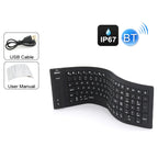 JA-11 108-keys Foldable Silicone Bluetooth Keyboard – Waterproof, Bluetooth