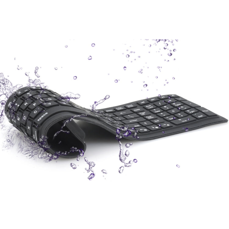 JA-11 108-keys Foldable Silicone Bluetooth Keyboard – Waterproof, Bluetooth