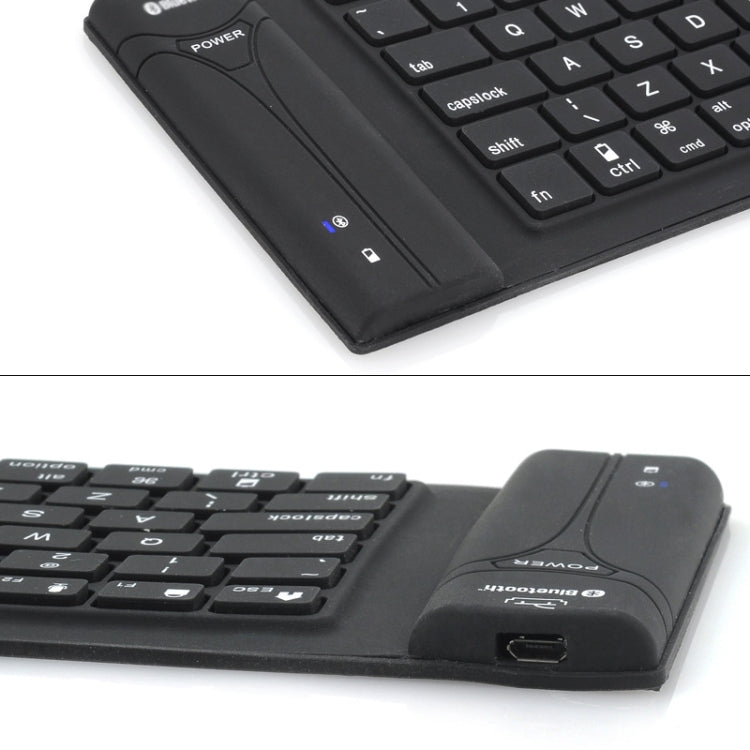 JA-11 108-keys Foldable Silicone Bluetooth Keyboard – Waterproof, Bluetooth