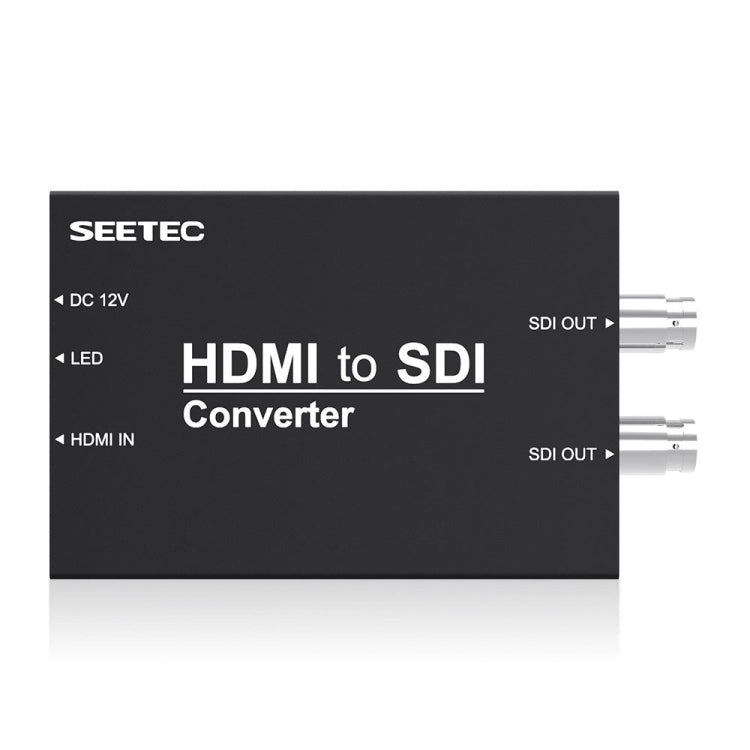 SEETEC 1 x HDMI Input to 2 x SDI Output Converter, 1 x HDMI to 2 x SDI – Aluminum Alloy, TPU
