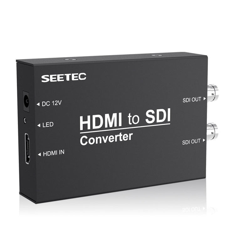 SEETEC 1 x HDMI Input to 2 x SDI Output Converter, 1 x HDMI to 2 x SDI – Aluminum Alloy, TPU