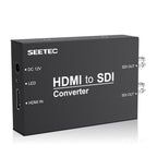 SEETEC 1 x HDMI Input to 2 x SDI Output Converter, 1 x HDMI to 2 x SDI – Aluminum Alloy, TPU