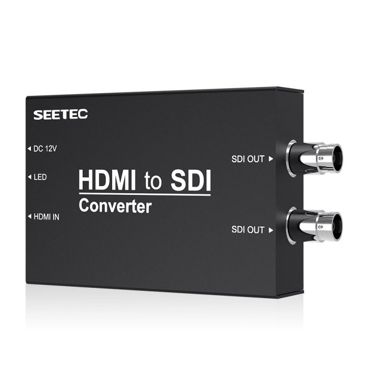 SEETEC 1 x HDMI Input to 2 x SDI Output Converter, 1 x HDMI to 2 x SDI – Aluminum Alloy, TPU