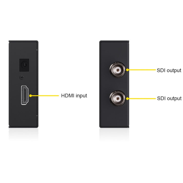 SEETEC 1 x HDMI Input to 2 x SDI Output Converter, 1 x HDMI to 2 x SDI – Aluminum Alloy, TPU
