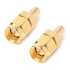 2 PCS SMA Male to SMA Male DAB Digital Radio Antenna Connector, SMA Male to Male SMA Male to Male