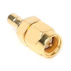 2 PCS SMA Male to SMA Male DAB Digital Radio Antenna Connector, SMA Male to Male
