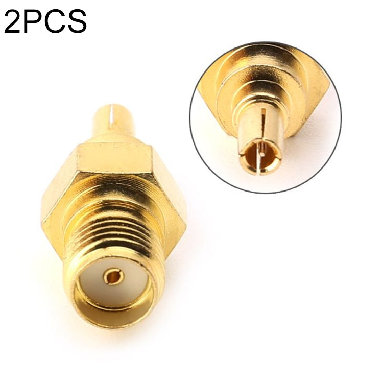 2 PCS SMA Female to CRC9 Male RF Coaxial Connector, SMA Female to CRC9 Male SMA Female to CRC9 Male