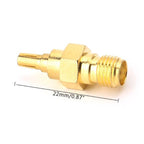 2 PCS SMA Female to CRC9 Male RF Coaxial Connector, SMA Female to CRC9 Male