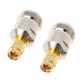 2 PCS SMA Male to N Female RF Coaxial Connector, SMA Male to N Female SMA Male to N Female