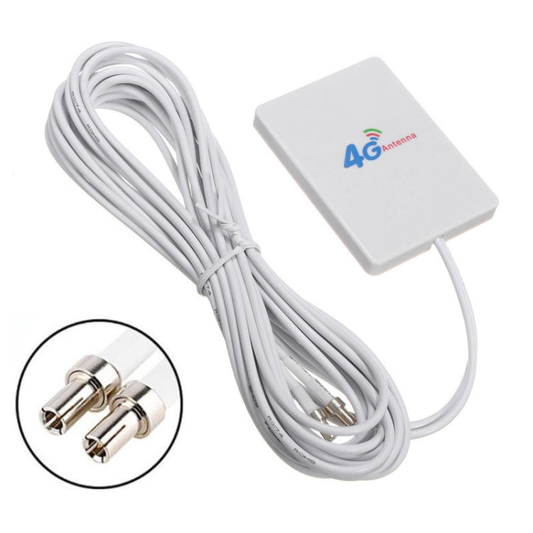 28dBi 4G Antenna with TS9 Male Connector for 4G LTE FDD/TDD Router, TS9 Male TS9 Male