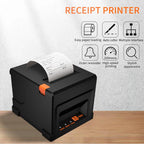ZJ-8360 USB Auto-cutter 80mm Thermal Receipt Printer, ZJ-8360 USB – Durable Build, Easy to Use