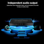NK-BT88 4K 3X3 HDMI Video Wall Controller Multi-screen Splicing Processor with Remote Controller, EU Plug, EU Plug – TPU, 4K