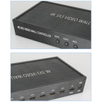 NK-BT88 4K 3X3 HDMI Video Wall Controller Multi-screen Splicing Processor with Remote Controller, EU Plug, EU Plug – TPU, 4K
