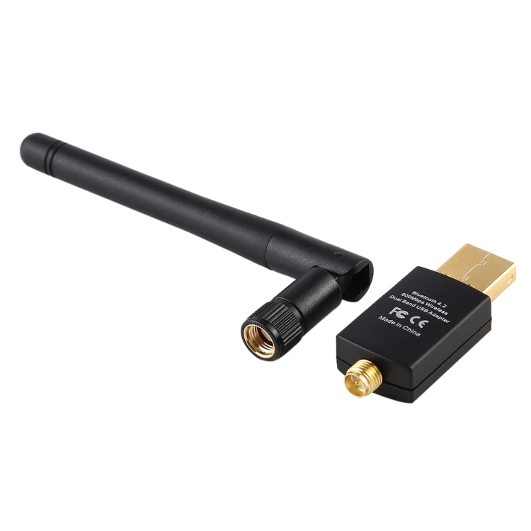 EDUP EP-AC1661 2 in 1 Bluetooth 4.2 + Dual Band 11AC 600Mbps High Speed Wireless USB Adapter WiFi Receiver, EP-AC1661 600Mbps – Bluetooth