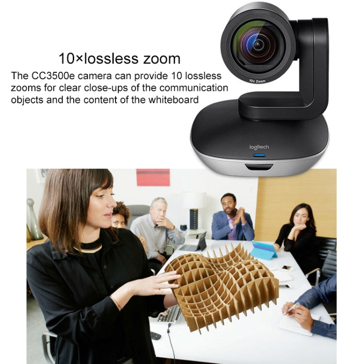 Logitech CC3500e HD 1080P Online Class Video Business Teleconference Camera, EU Plug – Durable Build, Easy to Use