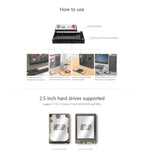 ORICO 1125SS SATA 3.0 Fast Transfer Speed 2.5 to 3.5 inch Hard Drive Caddy / Convertor Enclosure – Durable Build, Easy to Use