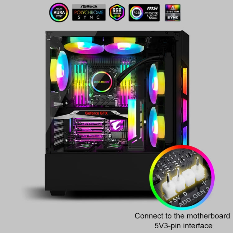 COOLMOON CM-GH2 5V ARGB GPU Holder – Durable Build, Easy to Use