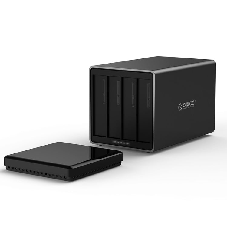 ORICO NS400-C3 4-bay USB-C / Type-C 3.1 to SATA External Hard Disk Box Storage Case Hard Drive Dock for 3.5 inch SATA HDD, Support UASP Protocol, USB 3.1 Type-C to SATA – Magnetic
