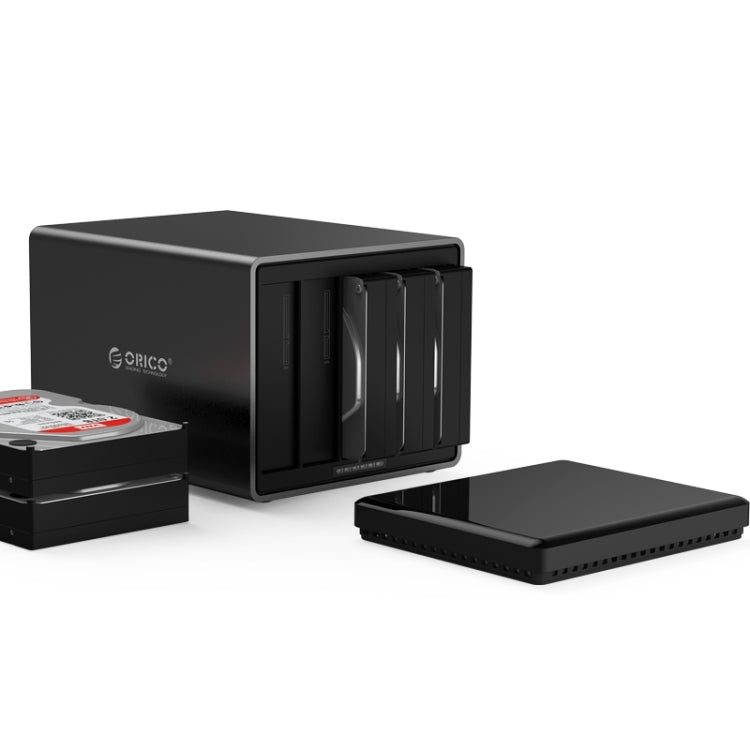 ORICO NS500-RU3 5-bay USB 3.0 Type-B to SATA External Hard Disk Box Storage Case Hard Drive Dock with Raid for 3.5 inch SATA HDD, Support UASP Protocol, USB 3.0 Type-B to SATA with Raid – Magnetic