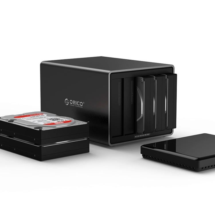 ORICO NS500-U3 5-bay USB 3.0 Type-B to SATA External Hard Disk Box Storage Case Hard Drive Dock for 3.5 inch SATA HDD, Support UASP Protocol, USB 3.0 Type-B to SATA – Magnetic